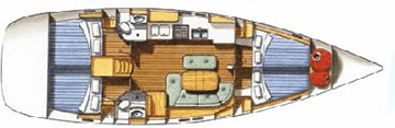 Oceanis 473 layout